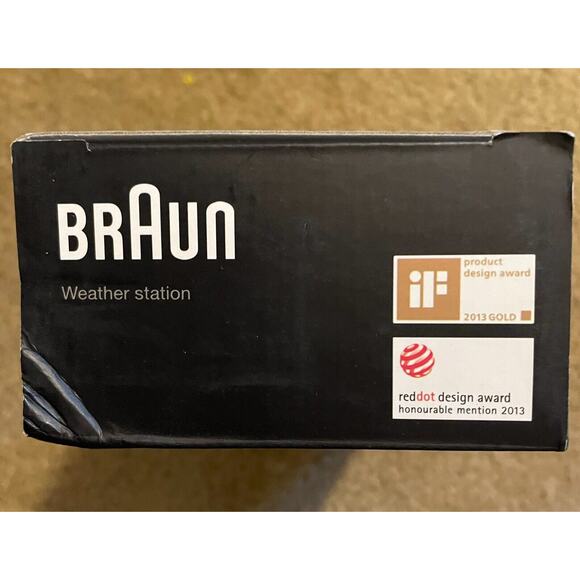 Braun Radio Controlled Weather Station, BNC013-RC, With Outdoor Sensor, New - Picture 5 of 6
